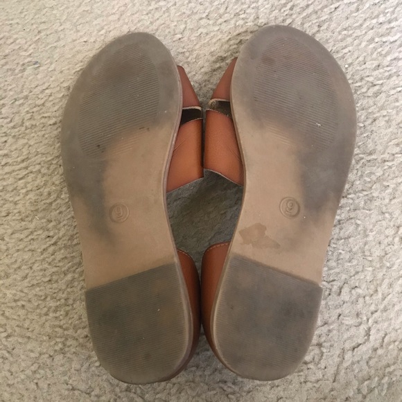 Universal Thread Faux Leather Sandals women size 9 - Picture 3 of 4